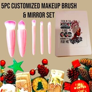 Inspirational "Even In The Mist..." Customized Mirrored  Jewelry Box